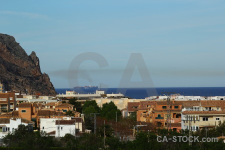 Spain javea europe sky building.