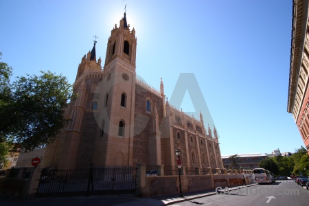 Spain madrid building europe church.