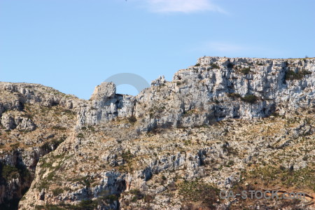 Spain rock punta estrella cliff europe.