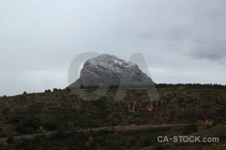 Spain snow europe montgo mountain.