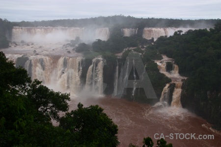 Spray brazil water waterfall cloud.