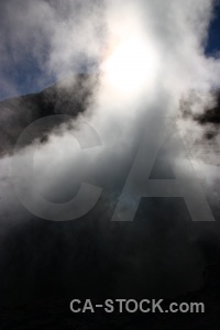 Steam sky el tatio andes chile.