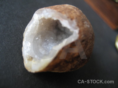 Stone crystal object polished.