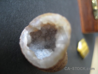 Stone crystal polished object.