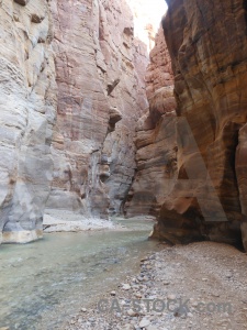 Stone middle east jordan arnon gorge.