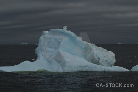 Storm sea iceberg day 6 sky.