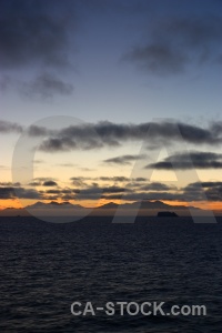 Sunset cloud south pole day 5 sky.