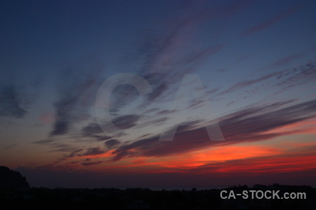 Sunset sunrise europe cloud spain.