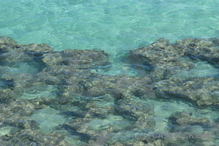 Surface sea cyan water.