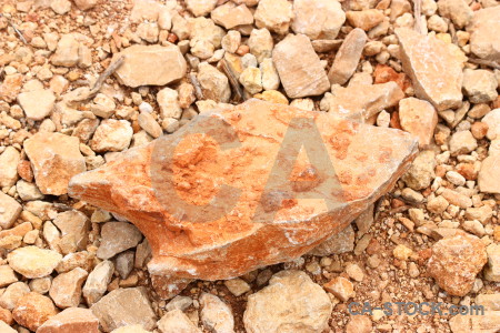 Texture brown orange rock stone.