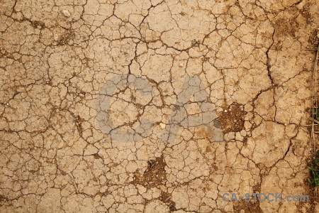 Texture crack brown soil.