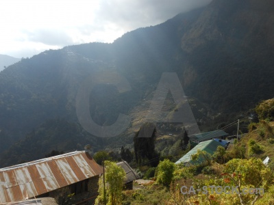 Trek modi khola valley nepal annapurna sanctuary trek cloud.
