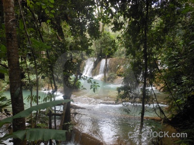 Trek river luang prabang laos waterfall.
