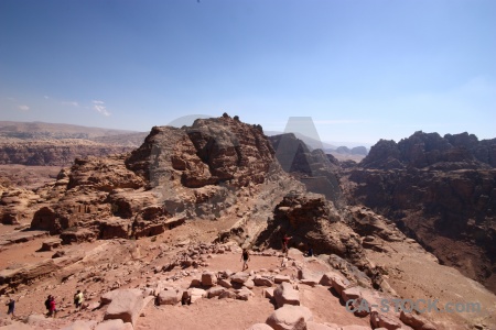 Unesco cliff archaeological cloud nabataeans.