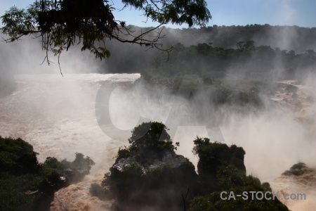 Unesco iguassu falls iguazu river sky waterfall.