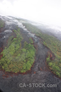Volcanic green lava white.