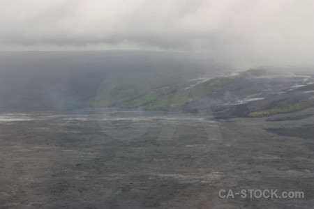 Volcanic landscape gray.
