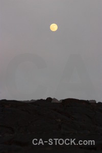 Volcanic landscape gray moon.