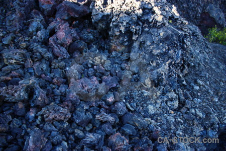 Volcanic texture blue lava rock.