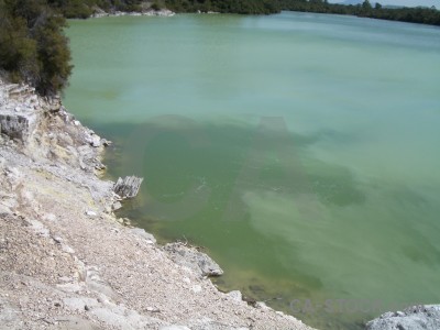 Water green lake.