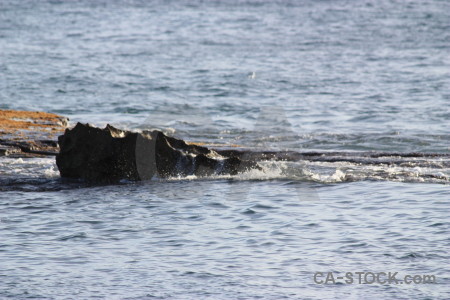 Water sea rock surface.