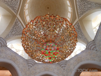 Western asia uae sheikh zayed dome middle east.