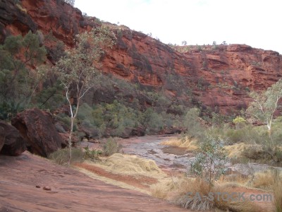 White cliff desert rock.