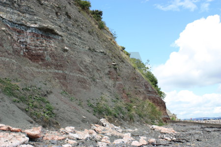 White cliff rock.