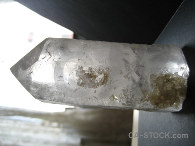 White crystal object.