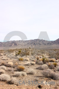 White desert landscape mountain.