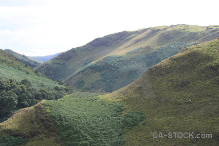 White green mountain landscape.