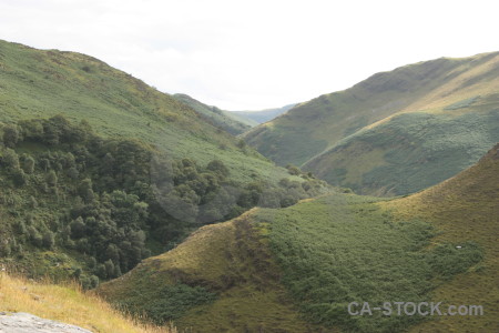 White green mountain landscape.