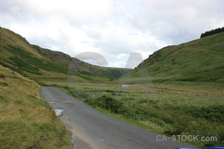 White green mountain landscape.