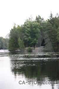 White green water lake.