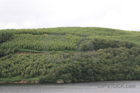 White green water lake.