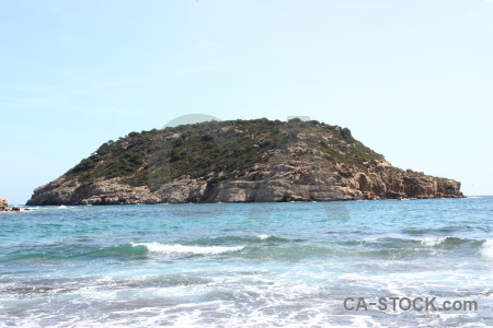 White javea spain europe sea.