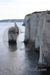 White rock cliff.
