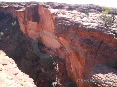 White rock cliff.