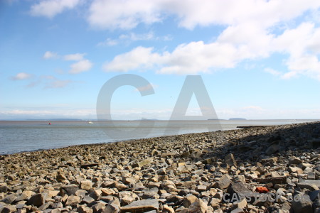 White rock landscape.