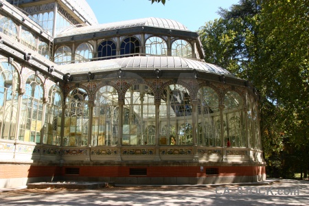 Window parque del retiro crystal palace madrid europe.