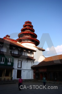Wood durbar square nepal person hanuman.